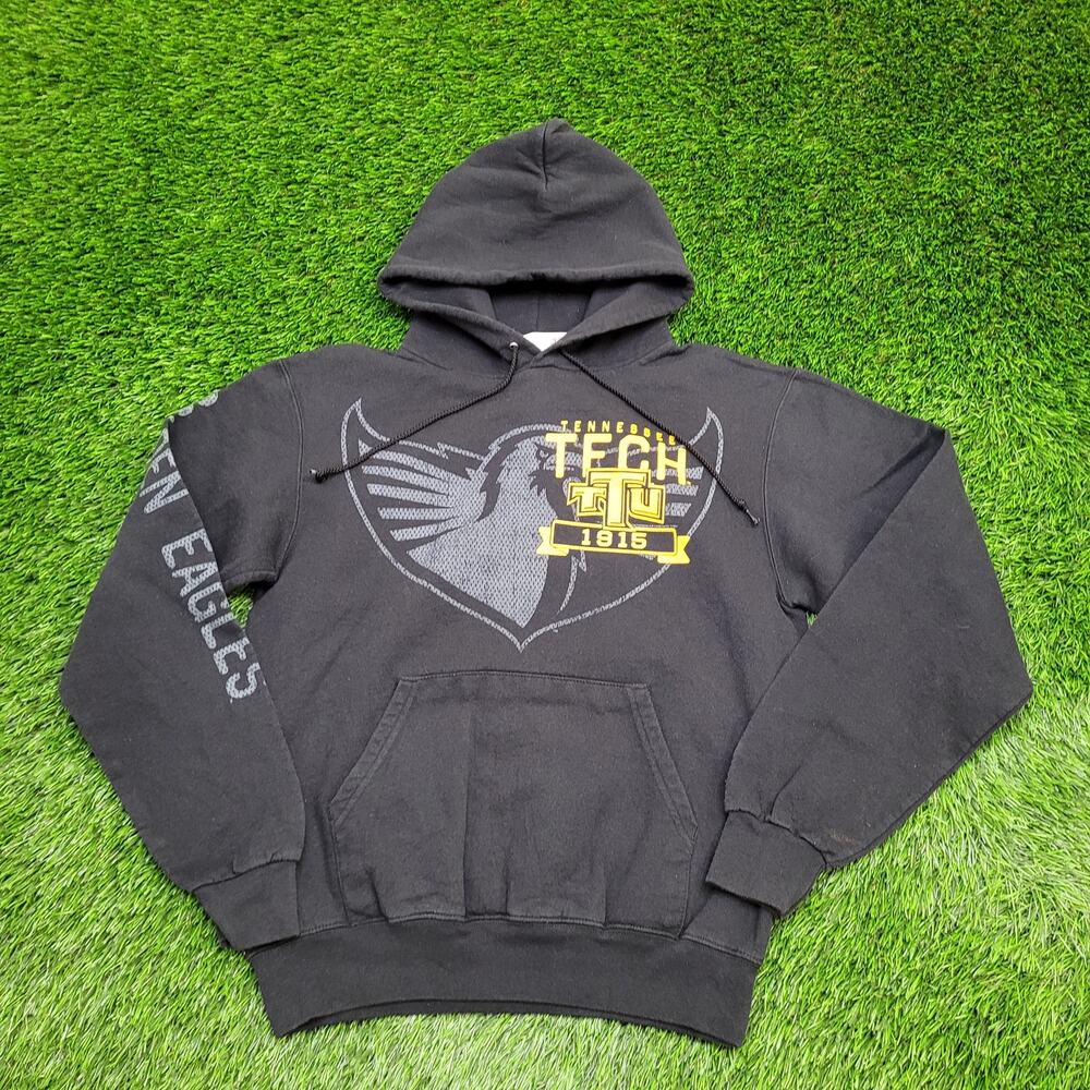Vintage Tennessee Tech University Hoodie Small 20x24 Black
